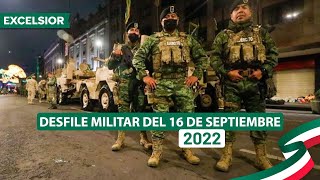 Fuerzas Armadas llegan al Centro Histórico de la CDMX para desfile del 16 de septiembre