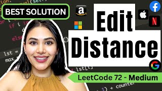Edit Distance - LeetCode 72 - Python #dynamicprogramming #leetcode #levenshteindistance