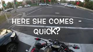 Motorcycle vs Angry Audi Driver - Just another Audi driver ? Road rage?