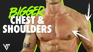 Best Exercises for Chest And Shoulders (6 Exercises!) | V SHRED