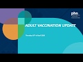 Adult vaccination update (Webinar held on 16 April 2020)