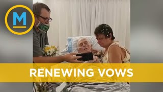Cape Breton man in palliative care fulfills dying wish, renews wedding vows | Your Morning