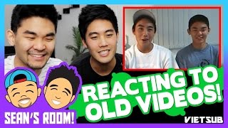[Vietsub] Reacting to Old Videos! (Sean's Room)- HigaTV