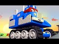 SUPER TRUCK EXCAVATOR - Carl the Super Truck becomes an Excavator to save Car City Children Cartoon