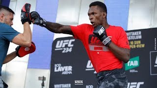 UFC 234: Israel Adesanya Open Workout (Complete) - MMA Fighting