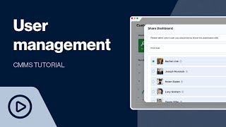 User Management | CMMS Tutorial