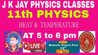 11th PHYSICS HEAT/TEMPERETURE LEC-11