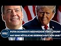 US-WAHL 2024: Putin schweigt eisern! Medwedew jubelt! 