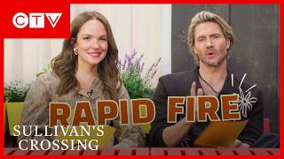 Chad Michael Murray & Morgan Kohan Play Rapid Fire | Sullivan's Crossing S4