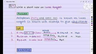 Lucas Reagent