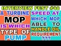 TURBINE | MOP | TURBINE LUBRICATION SYSTEM | TYPES OF MOP USED IN TURBINE