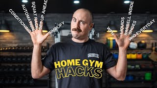 10 Home Gym Hacks For Using Your Gym More & Better!