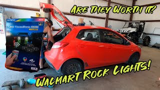 Buying and Installing Walmart Rock Lights! [Alpena LED Toughpods]