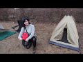 【女ひとりはじめてのキャンプ】 焚き火を見ながら肉と酒を喰らう キャンプ キャンプ飯 camping