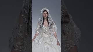 Lafine Runway wedding dress - Dreamlike Elegance: Fit for a Queen #lafine