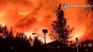 Wildfires rip through Northern California