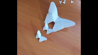 Qhia tais kab npauj npaim / How to make paper butterflies / ວິທີພັບແມງກະເບື້ອ