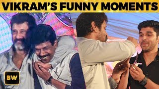 Funny Moments At Varma Teaser Launch | Vikram | Director Bala | Dhruv Vikram| TN