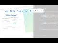 Creating Landing Page with react.js + tailwindcss