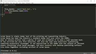 Python Programming Series (Files 1): Reading from a file