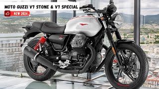 2024 MOTO GUZZI V7 STONE & V7 SPECIAL Get Tons of Upgrades