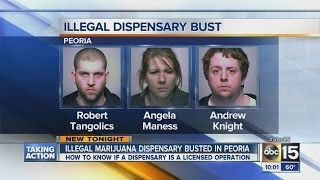 Marijuana dispensary busted in Peoria