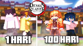 100 Hari di Minecraft Demon Slayer