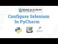 Selenium Configuration in pycharm | Selenium Install on Pycharm for Automation Tutorial