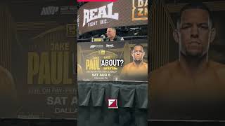 Nate Diaz speaks on "Logan Paul" altercation 🤣