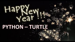 ❤️💯🔥HAPPY NEW YEAR 2023🔥💯❤️😍...🐍 python turtle programming..#pythonprogramming #happynewyear