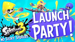 🔴SPLATOON 3 RELEASE PARTY!👀 SPOILER FREE!🦑🐙🎉 Playing with Viewers !fc