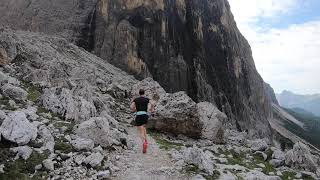 Maude Mathis and Judith Wyder at Dolomyths Run 2019 (canazei)