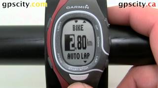Setting the Bike Auto Lap Feature on the Garmin Forerunner 60