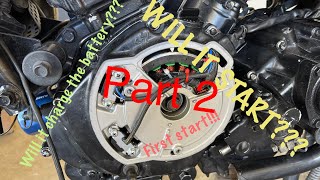 2005 Kawasaki VN750 Stator Replacement Part 2 (Will It Start?)