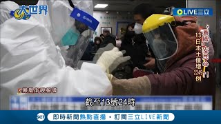 鬆綁造成疫情大爆發! 中國確診數狂飆壓垮醫療量能 其一醫院高達600醫護慘遭感染 為確保門診24小時正常運行 輕症醫護只能\