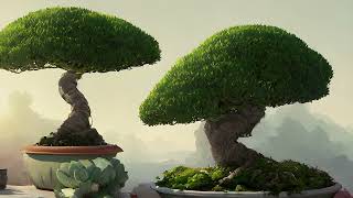 Bonsai garden ambient music to relax, study and sleep 🌱🎶💤