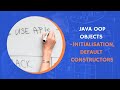 Java OOP - Initialisation of object using - Default Constructors
