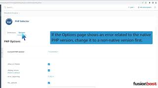 How to increase or decrease PHP Memory Limit via CloudLinux Selector in Plesk Fusionhost