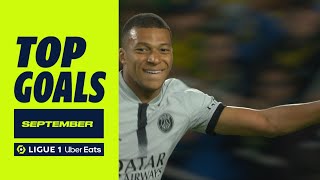 Top goals Ligue 1 Uber Eats - September (season 2022/2023)