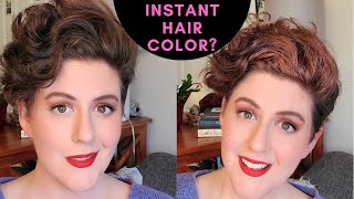 CHANGE YOUR HAIR COLOR IN ONE MINUTE | First Impressions Using L'Oreal Paris Colorista 1-Day Spray