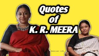 Quotes Of KR MEERA 😍❤️ | Malayalam Book Quotes ❤️ #krmeera #quotes #malayalamquotes