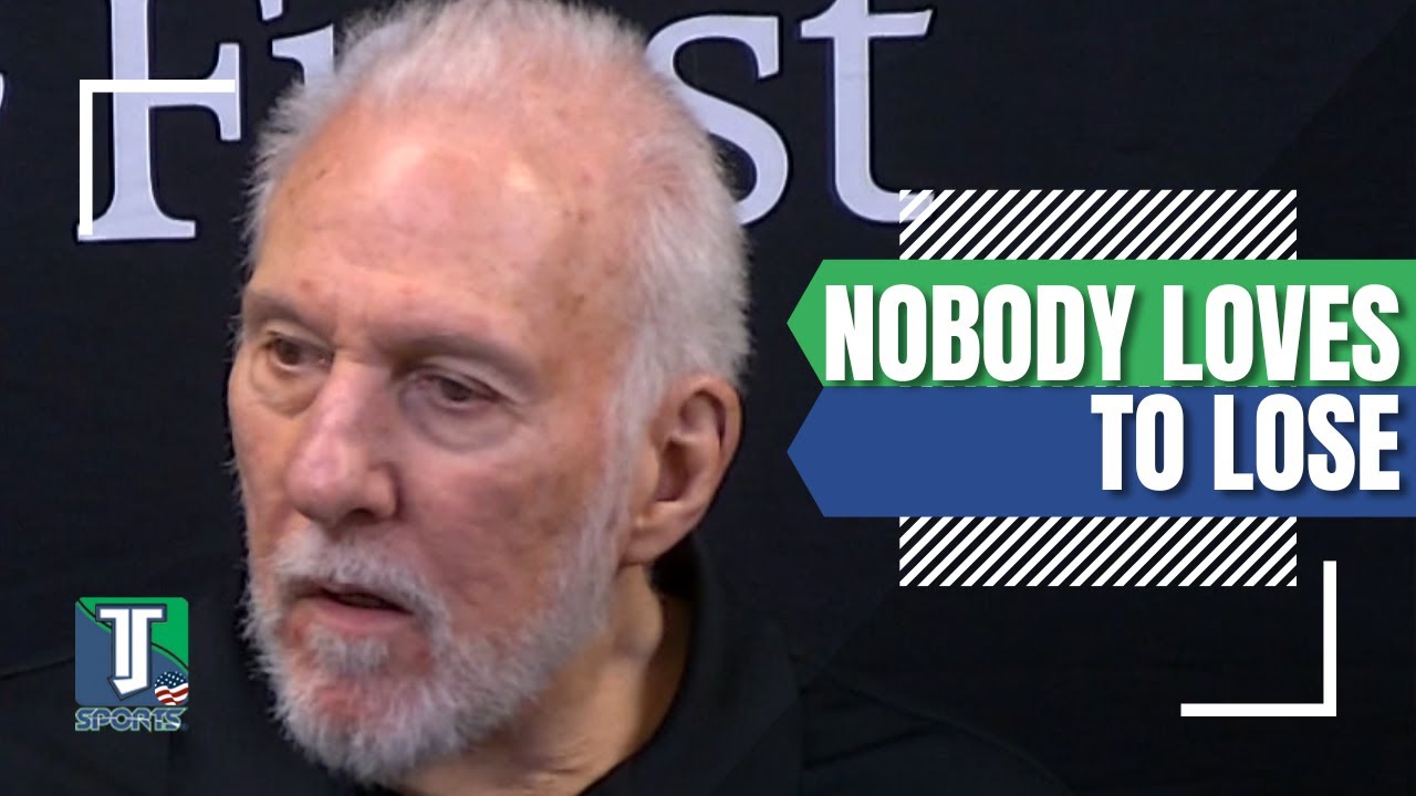 Gregg Popovich REACTS To San Antonio Spurs' LOSS To Warriors - YouTube