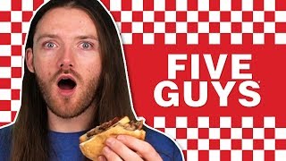 Irish People Try Five Guys