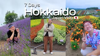 Summer Solo-Trip in Hokkaido, Japan  🇯🇵 (Sapporo, Otaru, Asahikawa, Biei, Furano, Noboribetsu)