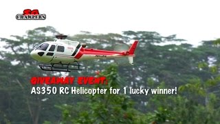 Giveaway! SGCrawlers WLToys V931 AS350 Collective Pitch Scale 3D RC Helicopter (Ready to Fly)