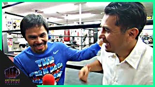 Pacquiao and Barrera Meeting "The Pacquiao List" - Artorias Boxing