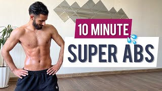 DAY 5 -AB COMPLEX | Total Abs Workout - NO EQUIPMENT | Get a Stronger Abs in Just 10 Min!