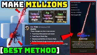 I Found The NEW BEST MONEY Farm METHOD In Roblox Fisch!! (Valentines Update)