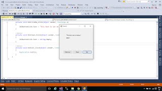 C# Tutorial : Form Load and Button click Event | FoxLearn