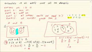 Grade 10: Probability:  Understanding Exhaustive Events